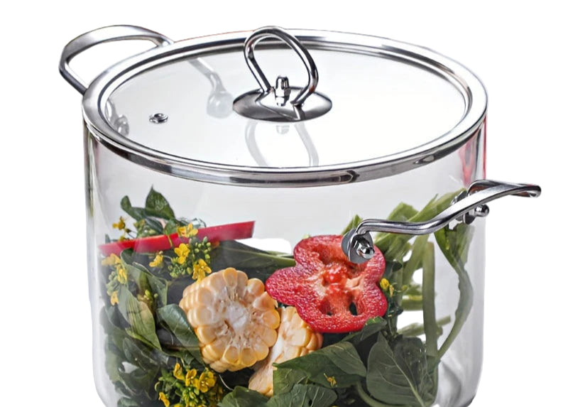 1PCS Glass Cooking Pot 2.5L/3.5L
