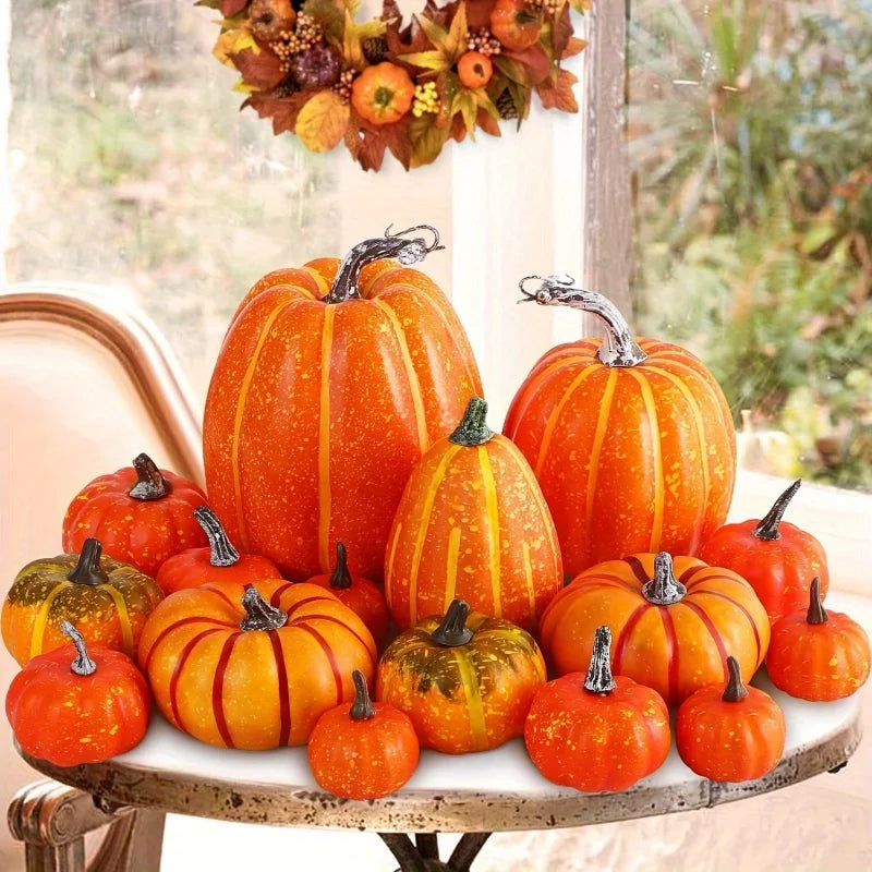 7Pcs Pumpkin Autumn Decor