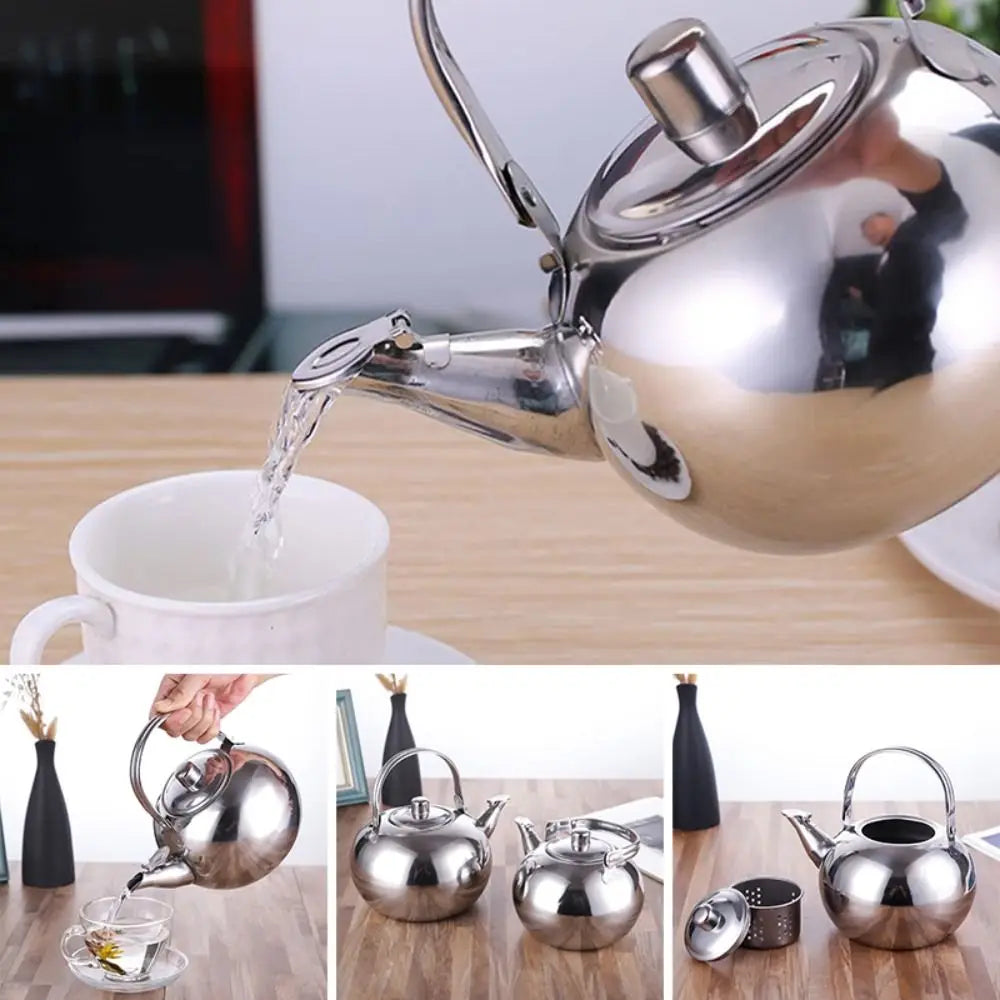 Stainless Steel Water Kettles Large Capacity with Infuser Filter