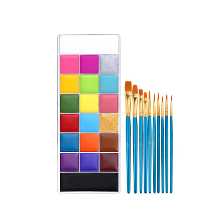 20 Colors Face Body Oil Painting 