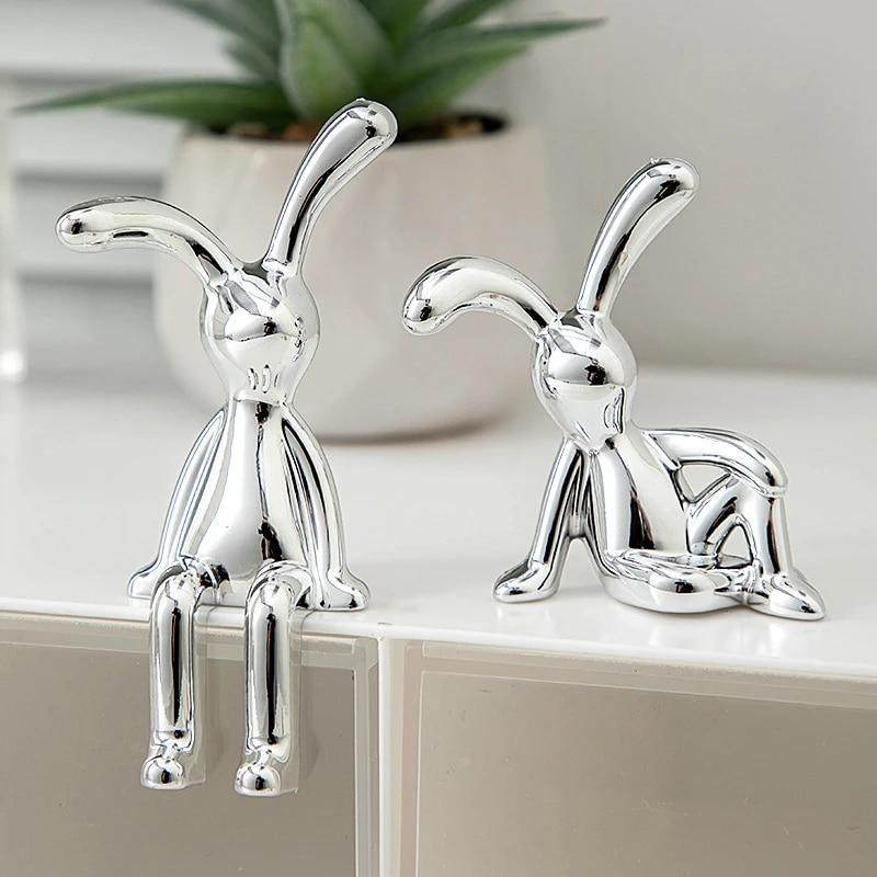 Long Eared Rabbit Decorative Ornaments