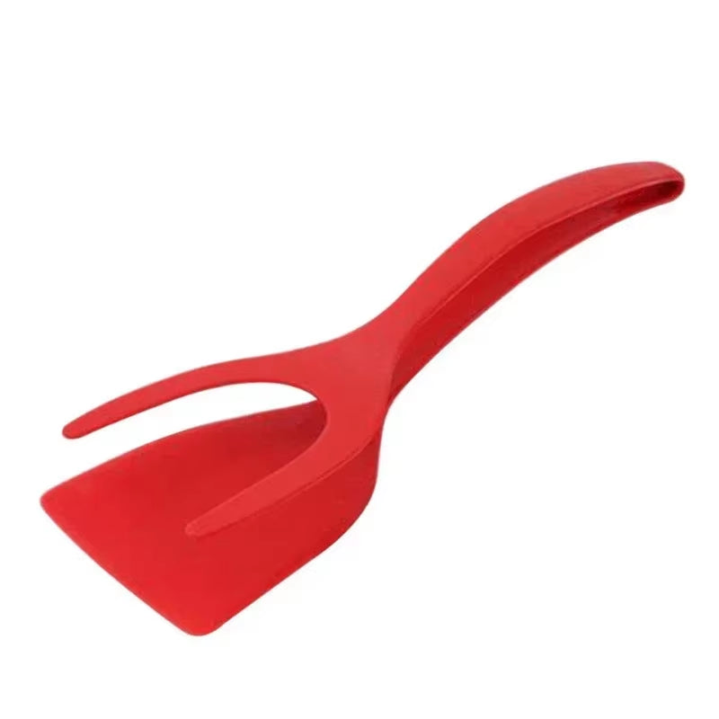 2 in 1 Nylon Grip Flip Tongs with Egg Spatula