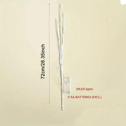 1 PC White Birch Branch Light LED Festive Lights Battery Operated for Christmas Party Wedding Decoration Twig Outdoor Lights