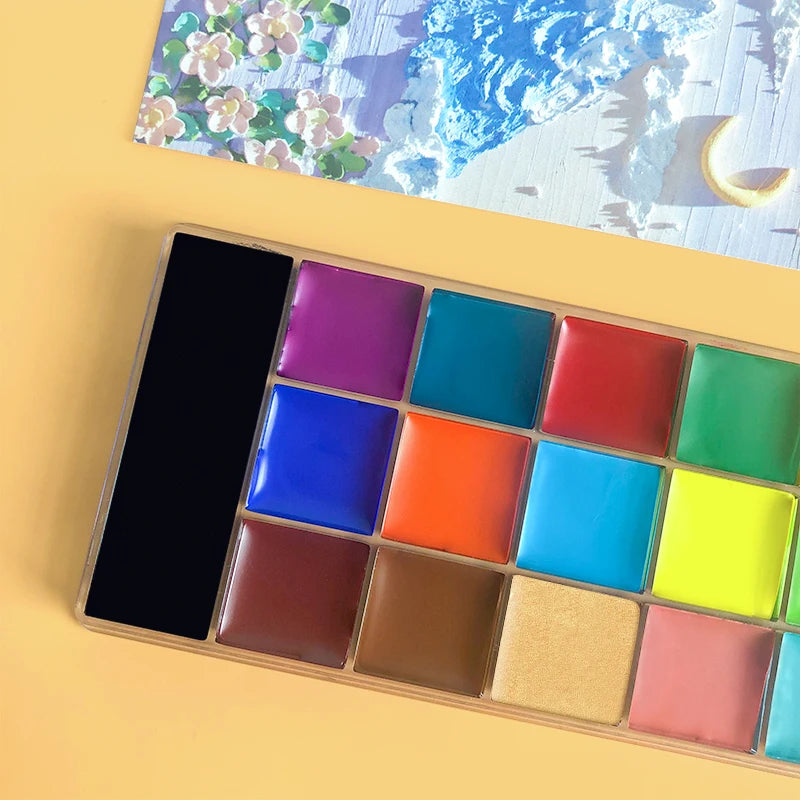 20 Colors Face Body Oil Painting 