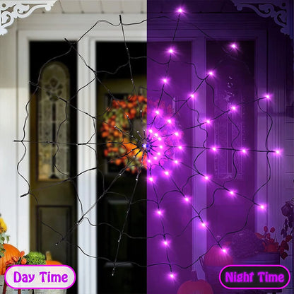 Halloween Spider Web LED String Light 