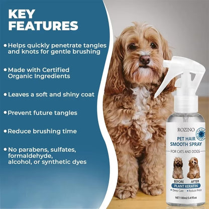 NEW Pet Spray for Moisturizing and Repairing Hair