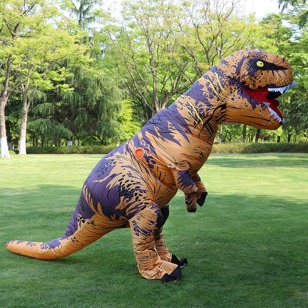 T-Rex Inflatable Uit Tyrannosaurus Dinosaur Costume Child Kids Adult 