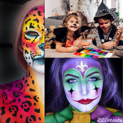 20 Colors Face Body Oil Painting 
