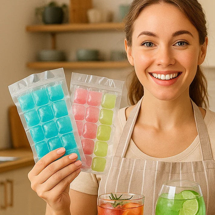 10Pcs Disposable Cocktail Ice-Making Bag 