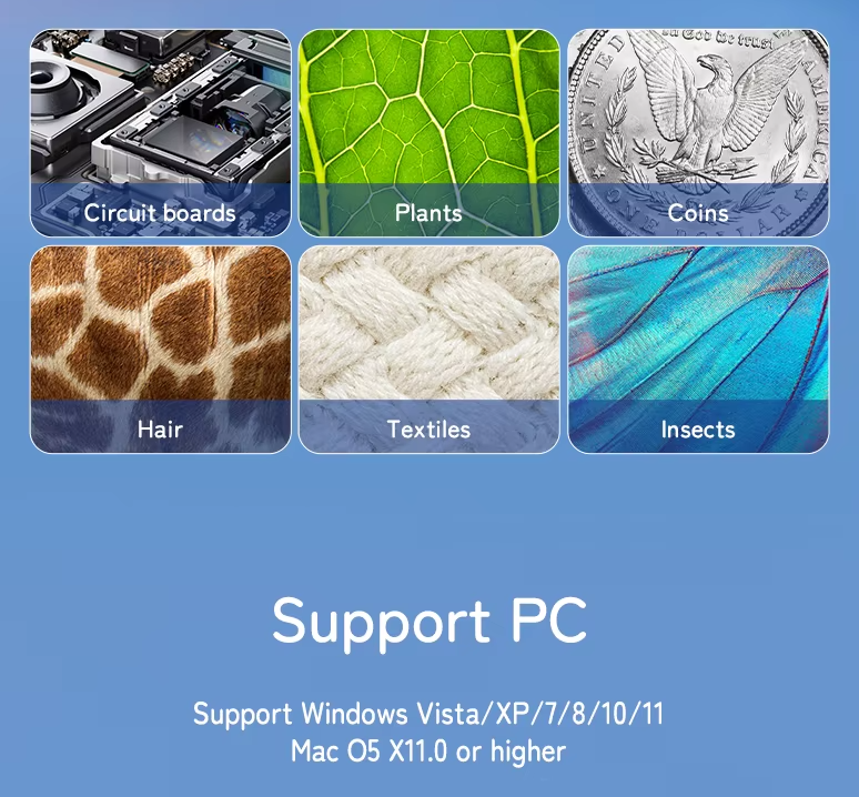 1000X Mini Pocket Microscope with 2" Screen 