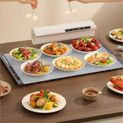 Electric Warming Tray Foldable Food Warmer Mat 