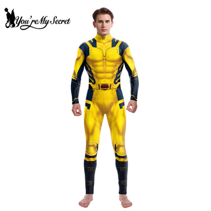 Superhero Men Movie Deadpool Wolverine Cosplay Costumes