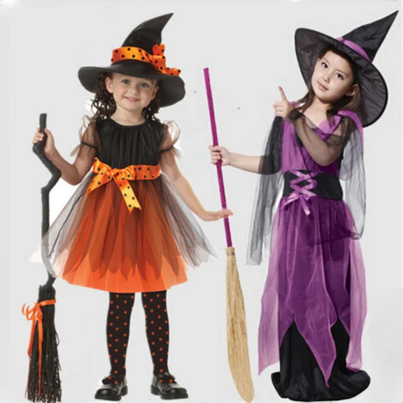 Children'S Role-Playing Witch Costumes 