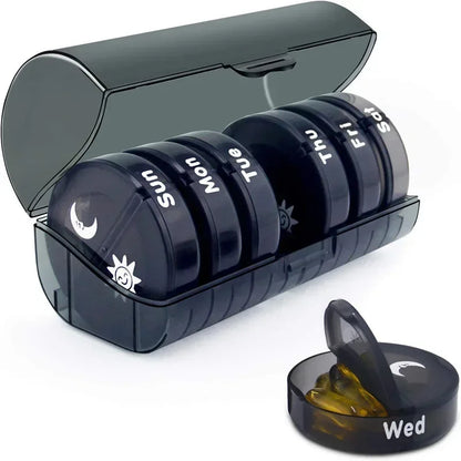 Weekly 7 Days Pill Medicine Box Holder Organizer 