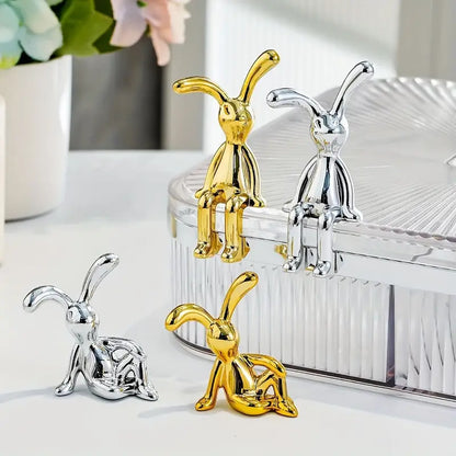 Long Eared Rabbit Decorative Ornaments