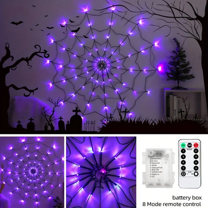 Halloween Spider Web LED String Light 