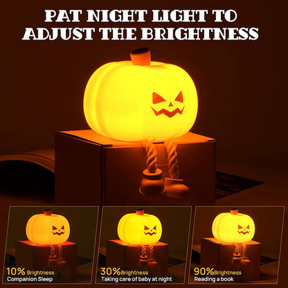 Pumpkin Night Light Halloween Decor