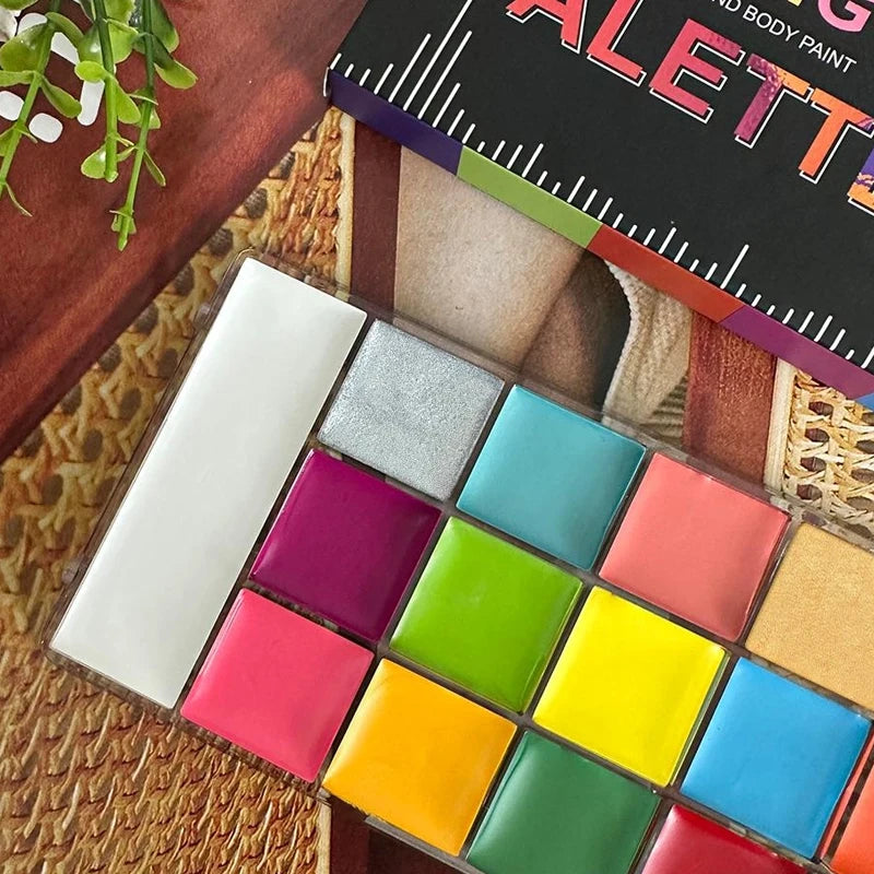 20 Colors Face Body Oil Painting 