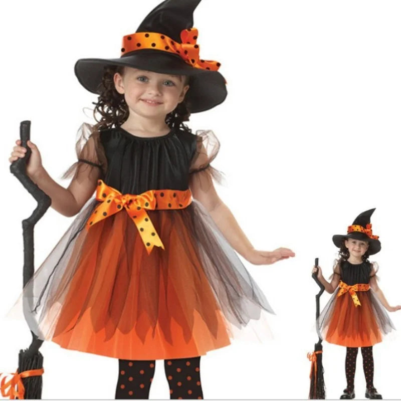 Children'S Role-Playing Witch Costumes 