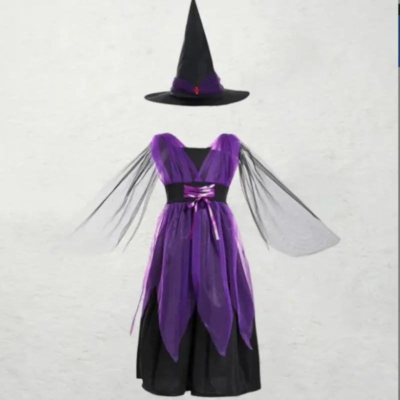 Children'S Role-Playing Witch Costumes 