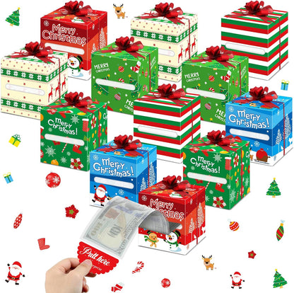 12 Pcs Christmas Money Gift Box 