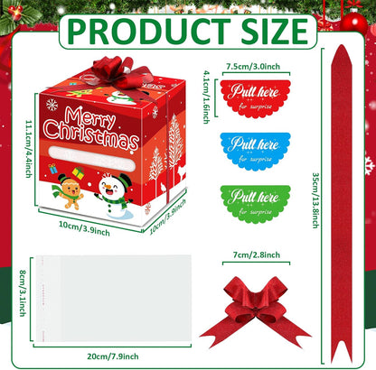 12 Pcs Christmas Money Gift Box 