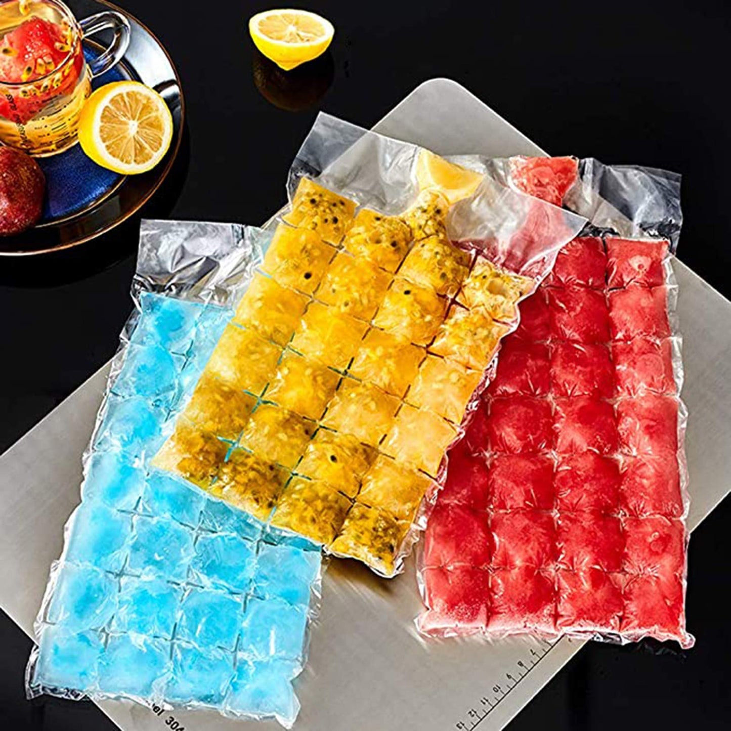 Ice, Ice Baby: 10Pcs Disposable Cocktail Ice-Making Bags for Chill Vibes!