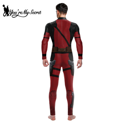 Superhero Men Movie Deadpool Wolverine Cosplay Costumes