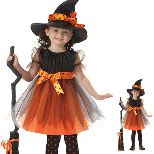Children'S Role-Playing Witch Costumes 