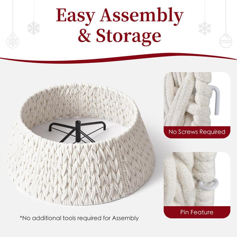 28In Woven Christmas Tree Collar