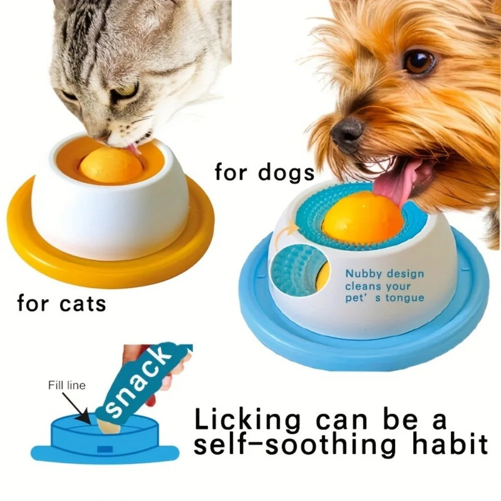 Interactive Pet Lick Mat & Slow Feeder for Dogs and Cats
