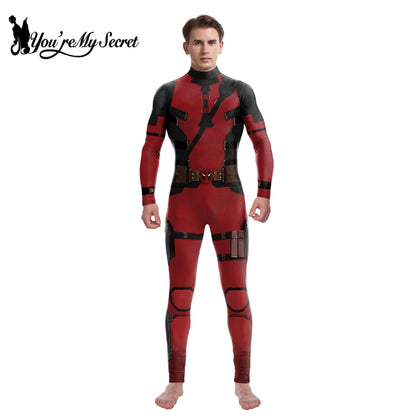 Superhero Men Movie Deadpool Wolverine Cosplay Costumes