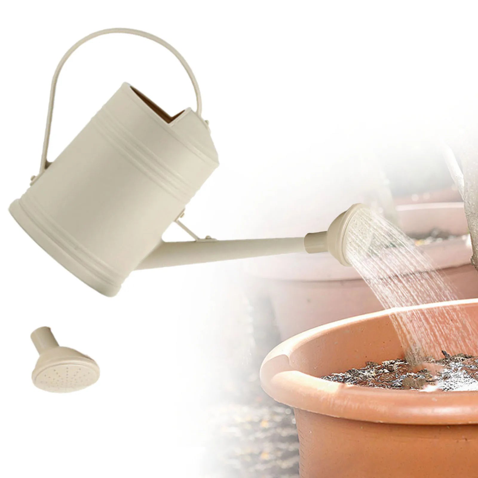 Watering Can Gardening Tool Accessories with Handle Lightweight Sprinkling 