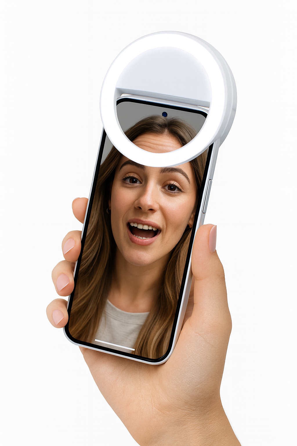 Xiaomi® USB Rechargeable LED Selfie Ring Light with Phone Clip