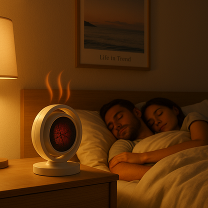 Mini Portable Electric Heater Fast Heating Stove Heater Portable Hot Air Blower Bathroom Fan Desktop Room Space Heater