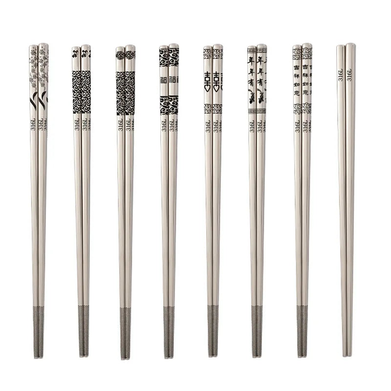 Japanese Stainless Steel Chopsticks