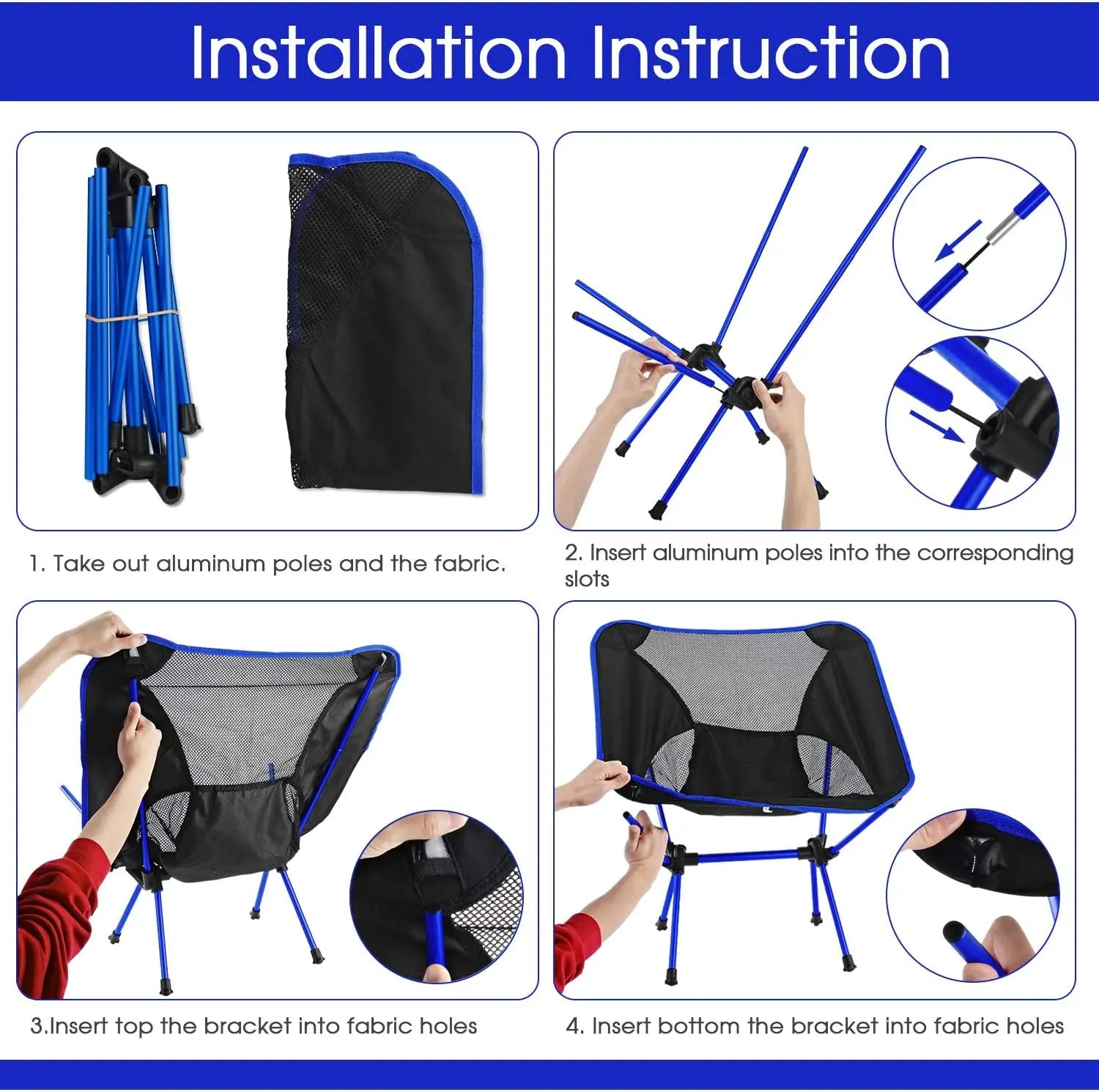Folding Ultralight Portable Chair 