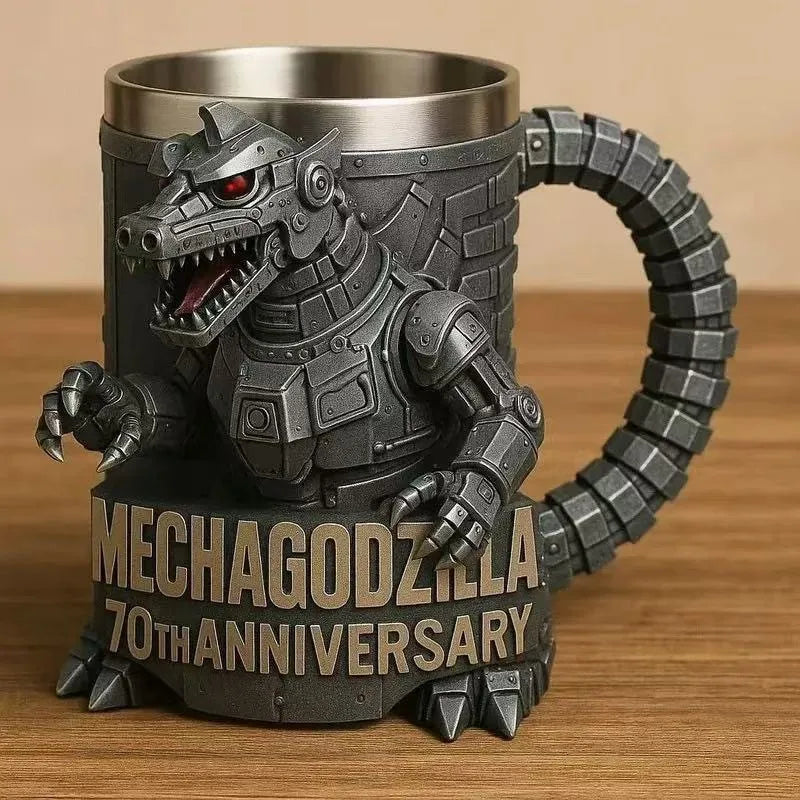 6 Types Godzilla Peripheral Model Ornament Cup Godzilla 3D Mug 