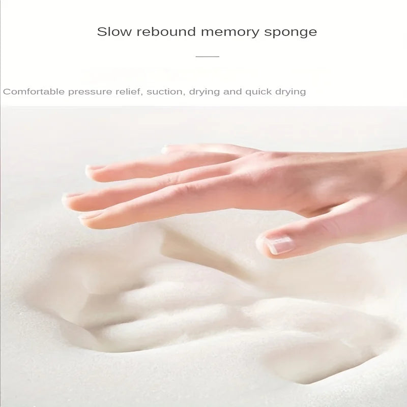 Long Hair Absorbent Bathroom Mat 