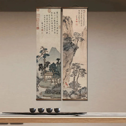 Chinese Traditional Landscape Canvas Wall Art