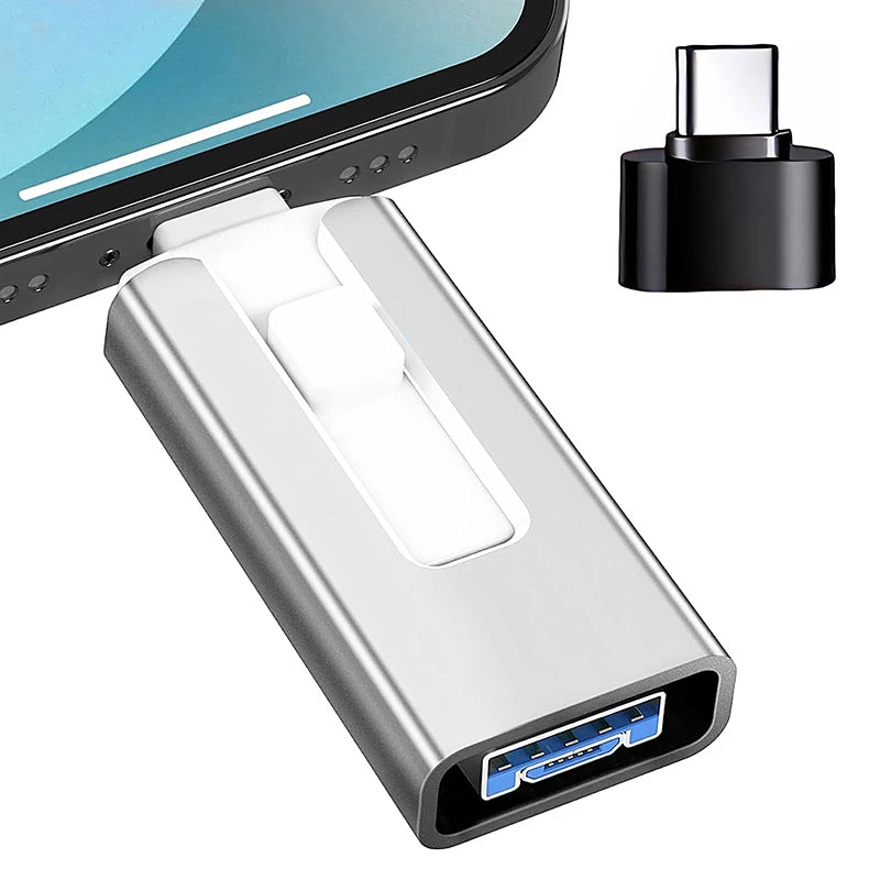 4 In1 OTG Micro USB 3.0 Flash Android TYPE-C  iPhone