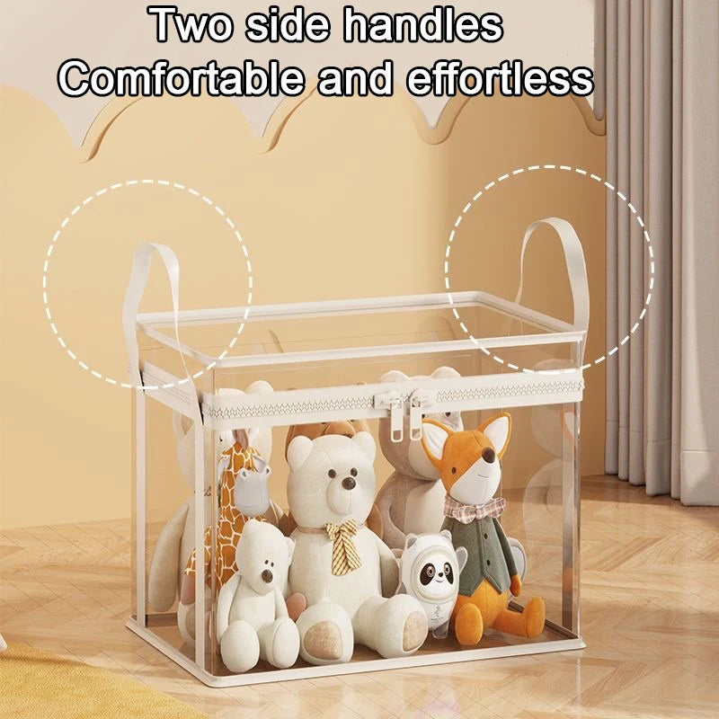 Transparent Children'S Toy Storage Basket Large Size 