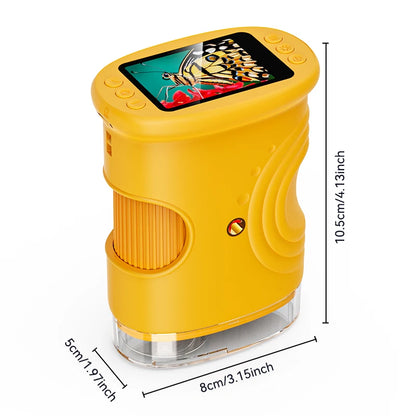 1000X Mini Pocket Microscope with 2" Screen 