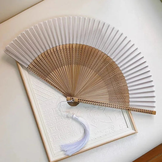 New Bamboo Folding Fan Chinese Style Gift Home Decor
