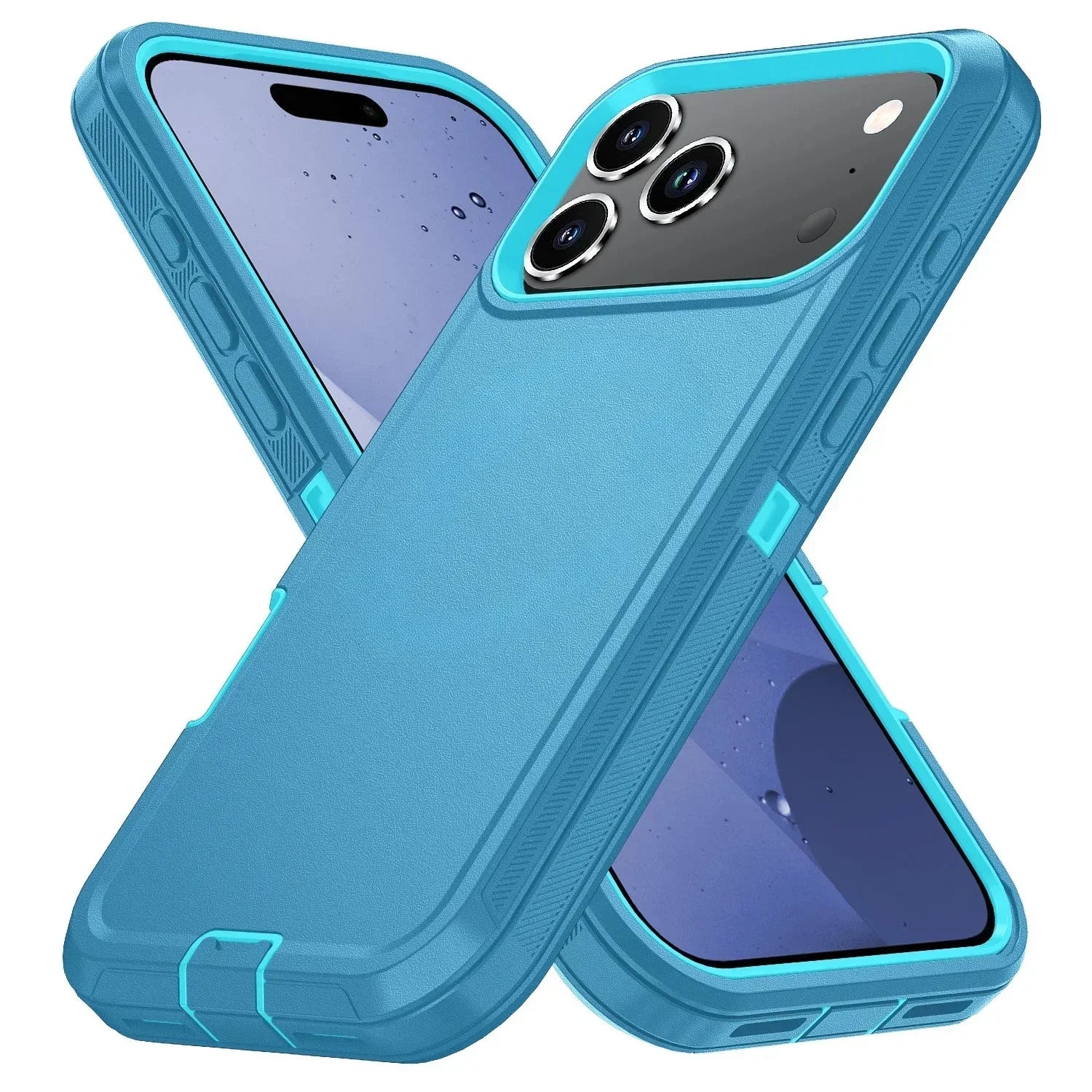 Armor Defender Phone Case for iPhone 17/Pro/Max/Air Bracket Back Cover