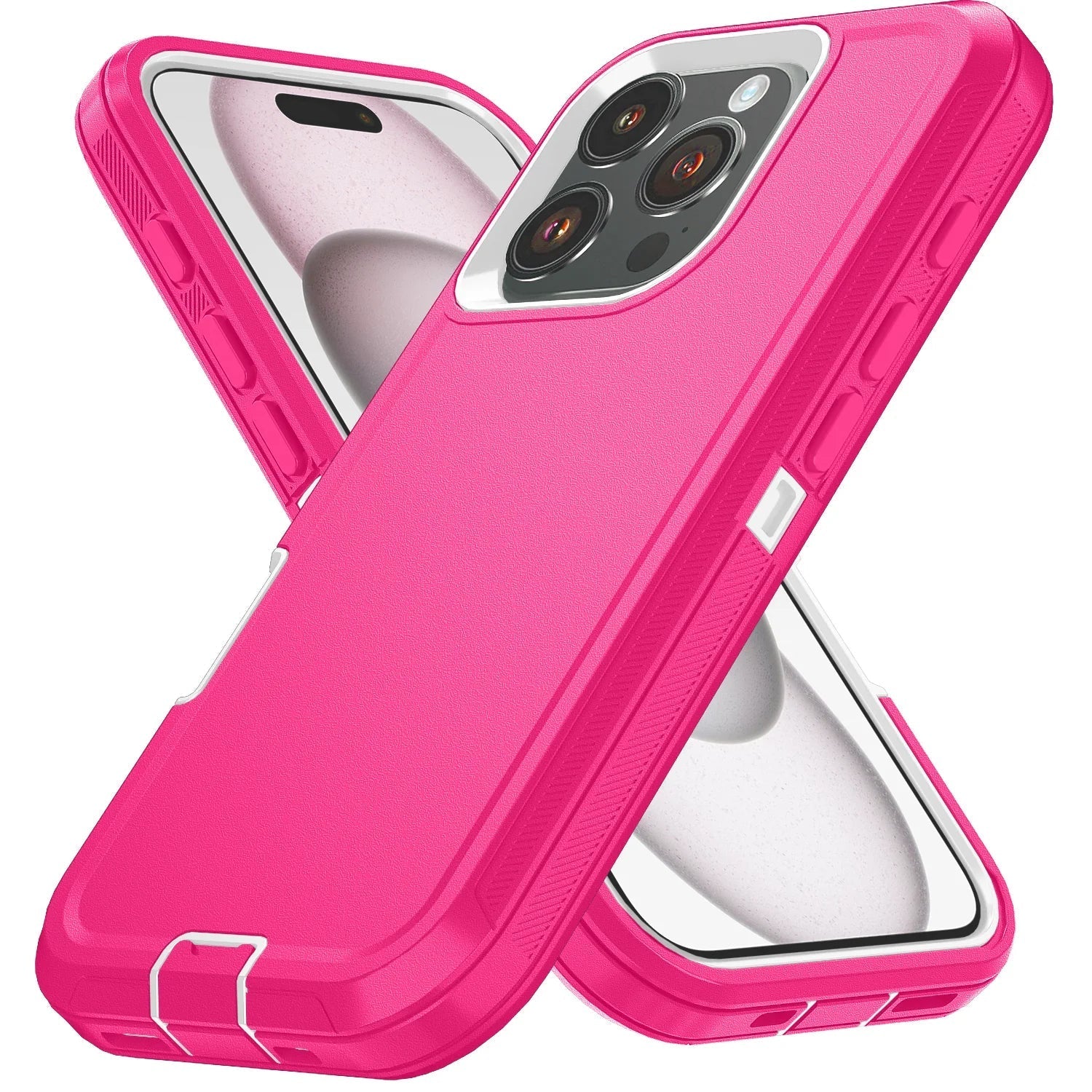 Armor Defender Phone Case for iPhone 17/Pro/Max/Air Bracket Back Cover