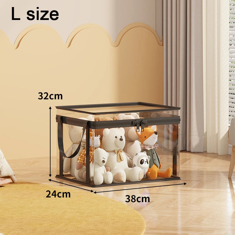 Transparent Children'S Toy Storage Basket Large Size 