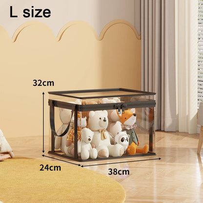 Transparent Children'S Toy Storage Basket Large Size 
