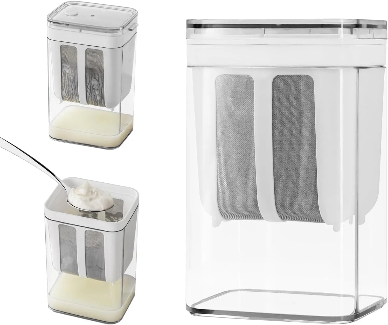 Greek Yogurt Strainer Multi Yoghurt Maker with Fine Mesh Bag 