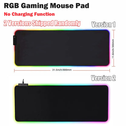 Wireless Charging RGB Luminous Mouse Pad Charger Phone 